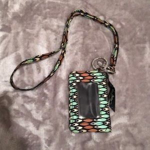 Vera Bradley Lanyard and ID case